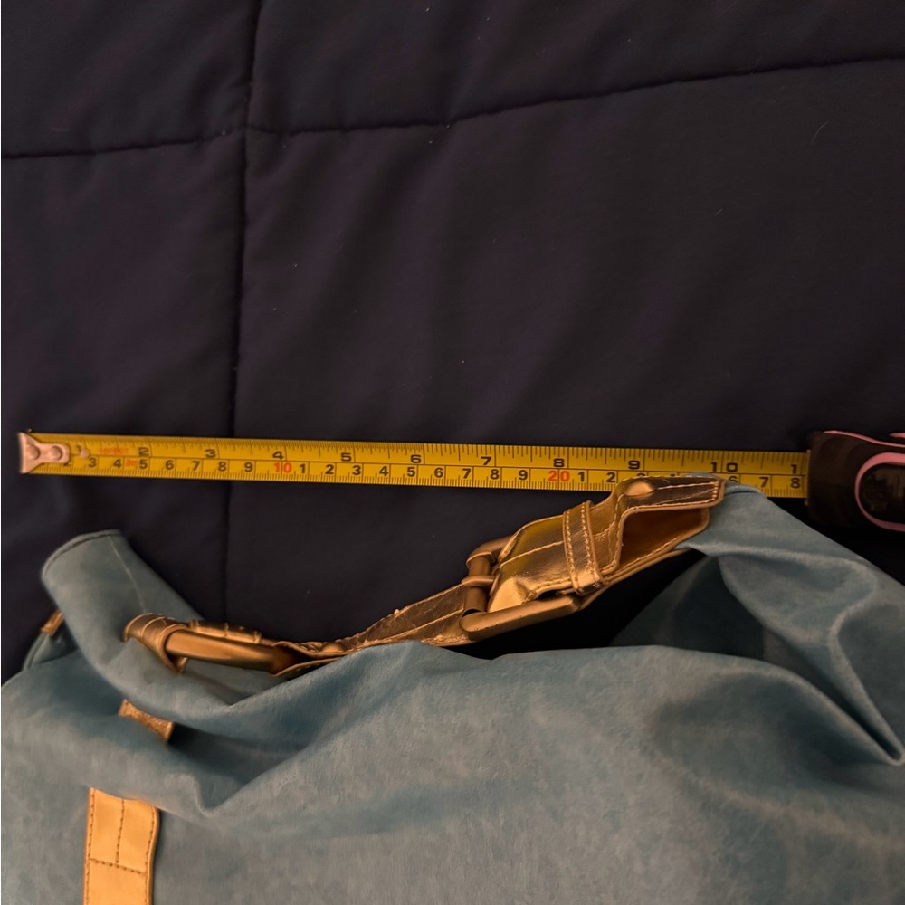 Stylish Blue and Tan Women's Bag - Picture 9 of 11